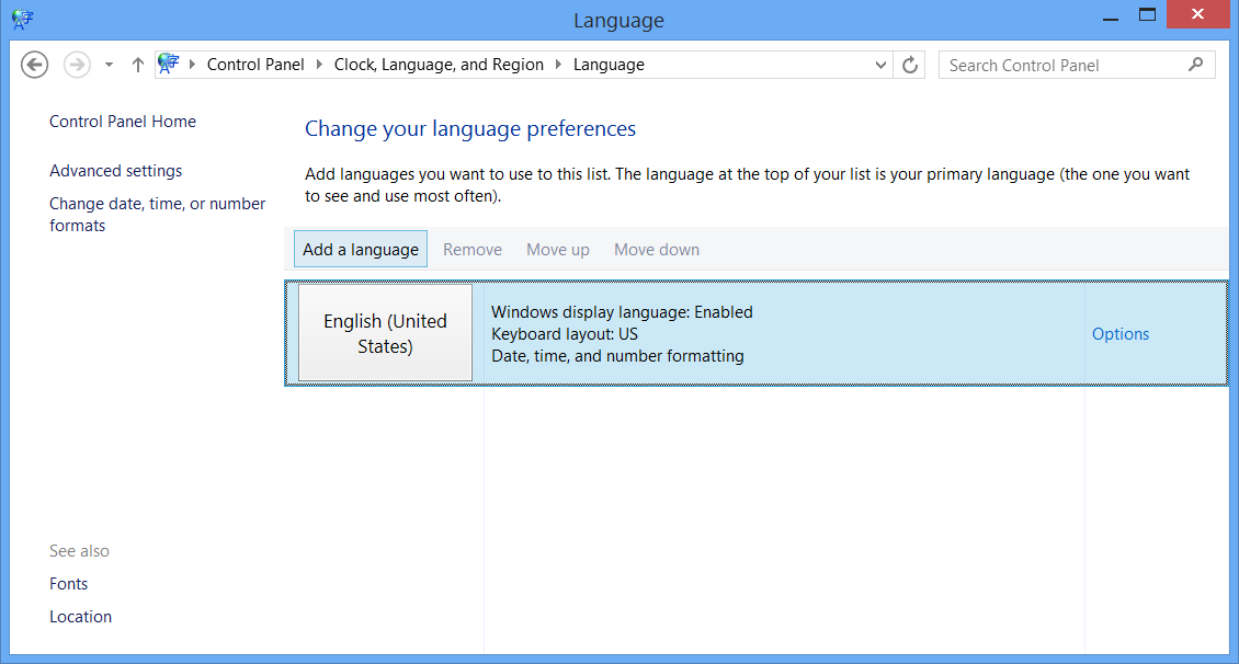 download and install windows 8 language packs step2